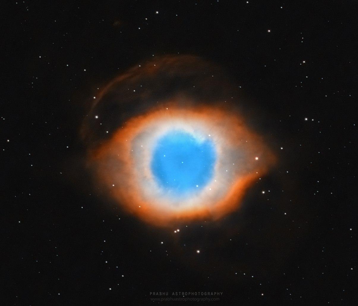 Helix nebula in HOO palette